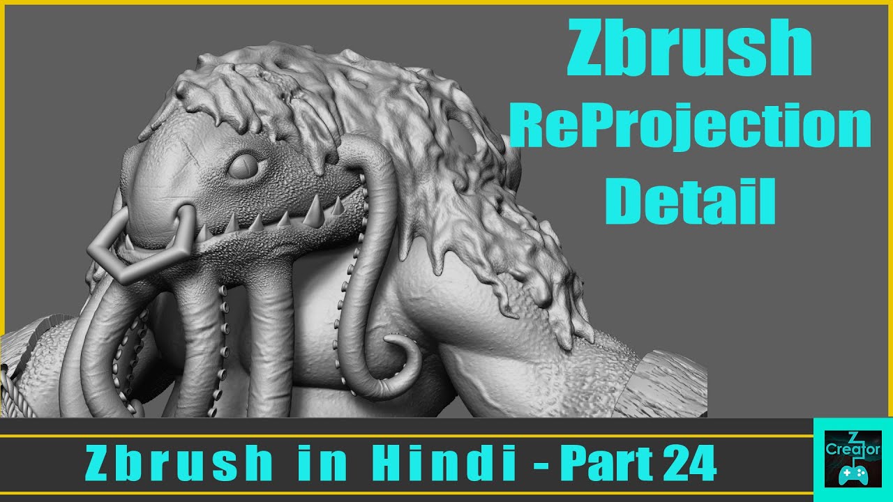 what is zbrush reprojection