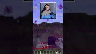 The Luckiest Minecraft Nether Portal... #Shorts