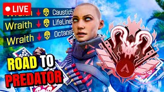 🔴 APEX LEGENDS SOLO QUEUE RANKED ROAD TO PREDATOR CONTROLLER ON PC LIVE STREAM