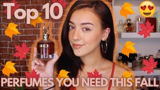 TOP 10 PERFUMES YOU NEED THIS FALL!?! FALL PERFUMES!! SMELL DELICIOUS THIS FALL!