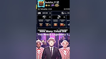 How Many Times Did You Reach Legendary ⁉️