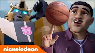 Bumblebee Tries to Act 'Human'! | Transformers: EarthSpark | Nickelodeon Cartoon Universe