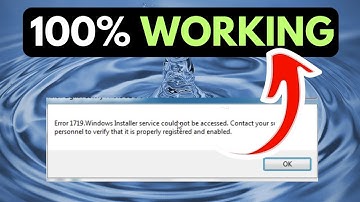 Error 1719 Windows Installer service could not be accessed on Windows 11 FIXED