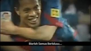 seribu kenangan indah Messi and Ronaldinho liga Champions #football #ronaldinho #barcelona #messi