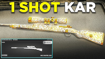 The #1 BEST Kar 98K Sniper Loadout in Warzone! 😳 ( Best ONE SHOT Kar 98 Class Setup )
