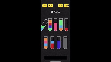 Water sort puzzle level 54 | Speed ramp