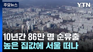 서울 인구 10년간 86만 명 순유출...높은 집값에 …