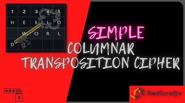 Columnar Transposition Explanation | Simple | Cryptography
