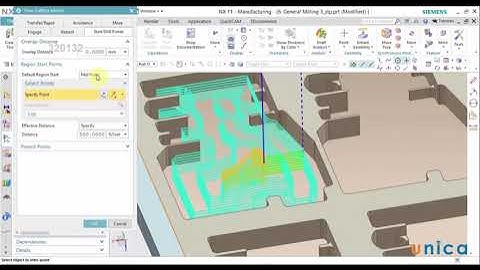 Giáo trình NX:  Lựa chọn đường ra, vào, nhấc dao trong gia công