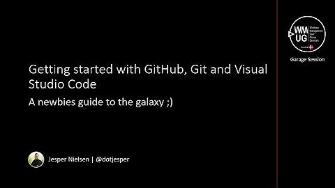 Getting started with GitHub, Git and Visual Studio Code