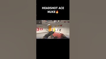 HEADSHOT ACE NUKE🔥 #cs2 #csgo #counterstrike #ak47gun #gaming #nuke #ace