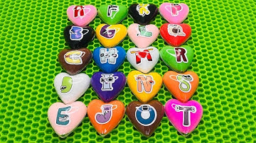 Alphabet Lore - Looking For A-Z CLAY With Slime Coloring! Satisfying Video ASMR