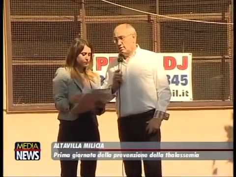 Prima Giornata della Prevenzione della Talassemia  2013 - Altavilla Milicia - Tele One