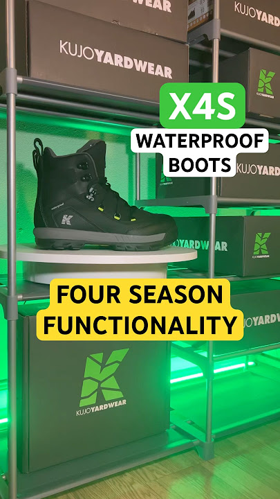 Comfortable waterproof boots. #boots #landscaping #kujoyardwear
