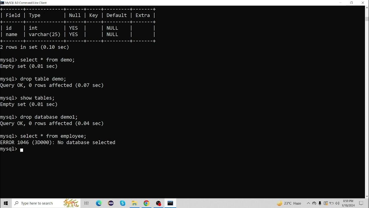 Basic MYSQL Tutorial : Part-14 (DDL Commands) - YouTube