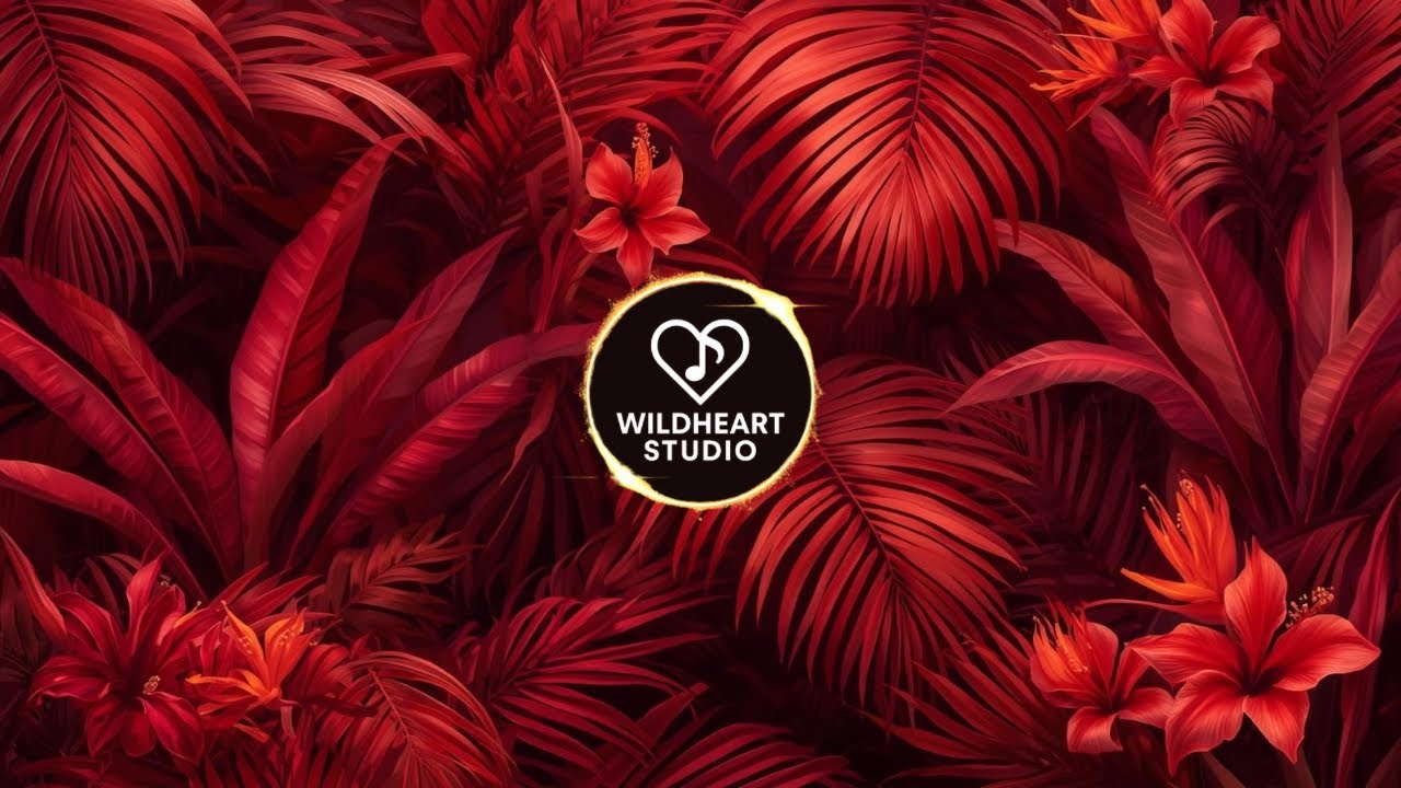 Crimson Palms at Dusk 🌴🔥 | 90-Minute Tropical Music Loop for Focus & Flow