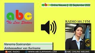 Soeknandan: 'Problemen met Guyana duurzaam oplossen' - ABC Online Nieuws