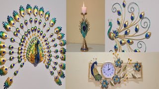 4  increíbles manualidades de pavo real - 4 amazing peacock crafts