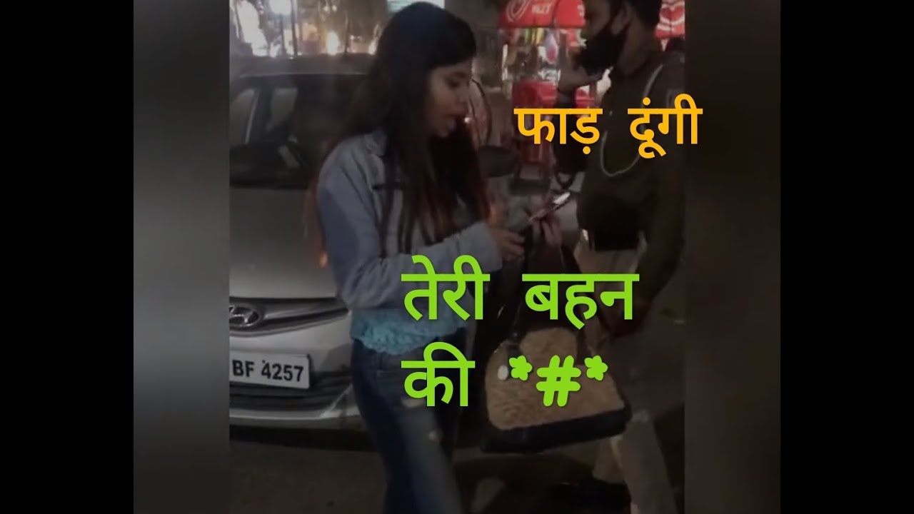 Delhi girl drama 2022|| girl misbehave viral video 2022|| girl road ...