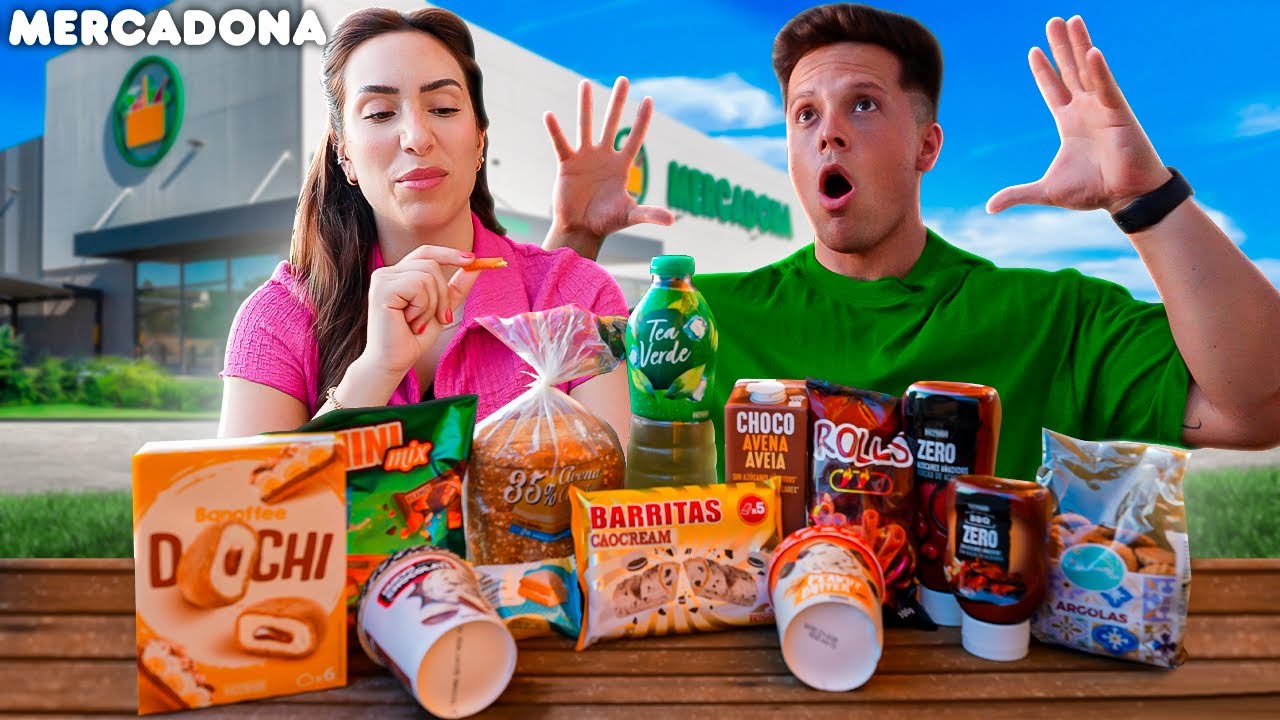 COMPRÁMOS TODAS AS NOVIDADES DO MERCADONA! 🍕🍭
