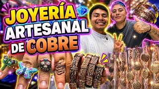 ✅ Cobre GARANTIZADO en JOYERÍA ARTESANAL en el Centro de CDMX | Anillos, Pulseras, Cadenas y más…