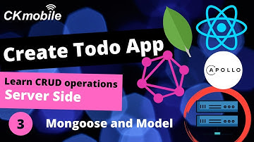 React, GraphQL, MongoDB and Apollo Server | Create a Todo App#3 Mongoose and Model Setup