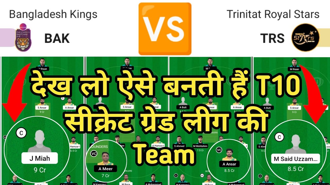 Bak vs Trs Dream11 Prediction, Bak vs Trs Dream11 Team, Bak vs Trs Today Dream11 Team, Bak vs Trs,