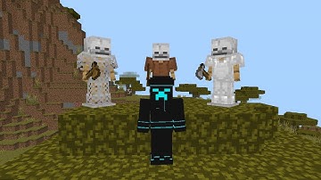 Minecraft Speedrunner Vs 3 AI Hunter REMATCH - Pojav Launcher