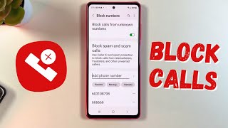 How to Block Calls on Samsung Galaxy S20 FE screenshot 4