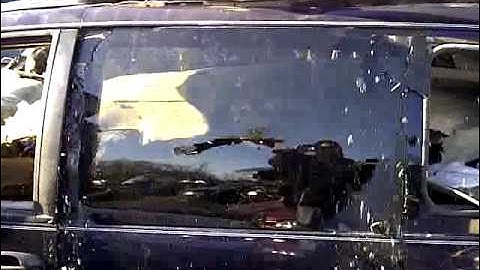 How to break auto glass with spark plug porcelain