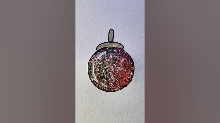 Christmas Balls with Creative Art Techniques!🤩🎭🌲🎄#art #christmas #shorts