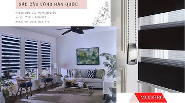 Mẫu rèm sáo cầu vồng Hàn Quốc Modero- Cty Minh Nguyệt Buôn Ma Thuột- 0914 032 573