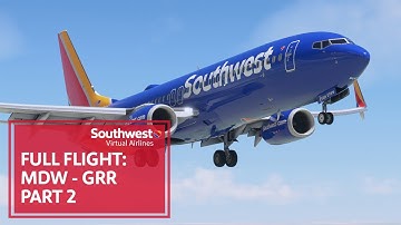 SVA PMDG 737 - Full Flight MDW-GRR Part 2
