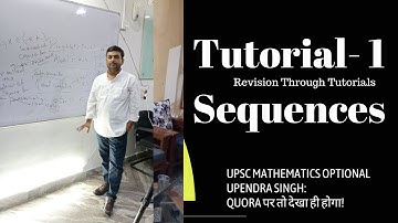 Real Analysis || Instant Doubts Clearing|| Upendra Singh|| IIT Delhi||UPSC Mathematics Optional