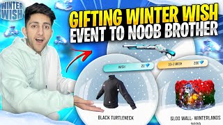 Noob Brother Ask Me For Winter Wish Event 💎 Buying 10,000 Diamonds Got Bunny Mp40- Garena Free Fire