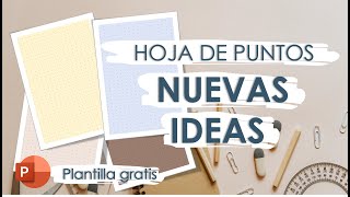 📝 COMO hacer hojas personalizadas de puntos y darle COLOR en PowerPoint (PANTILLA GRATIS)