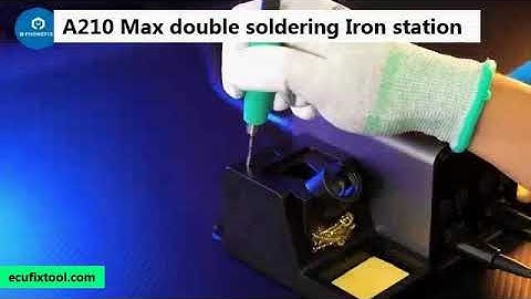 Mechanic A210 MAX smart constant temperature double soldering iron station