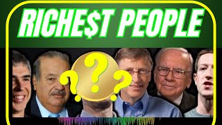 10 Richest People In The World 2023 - Elon Musk? Jeff Bezos?