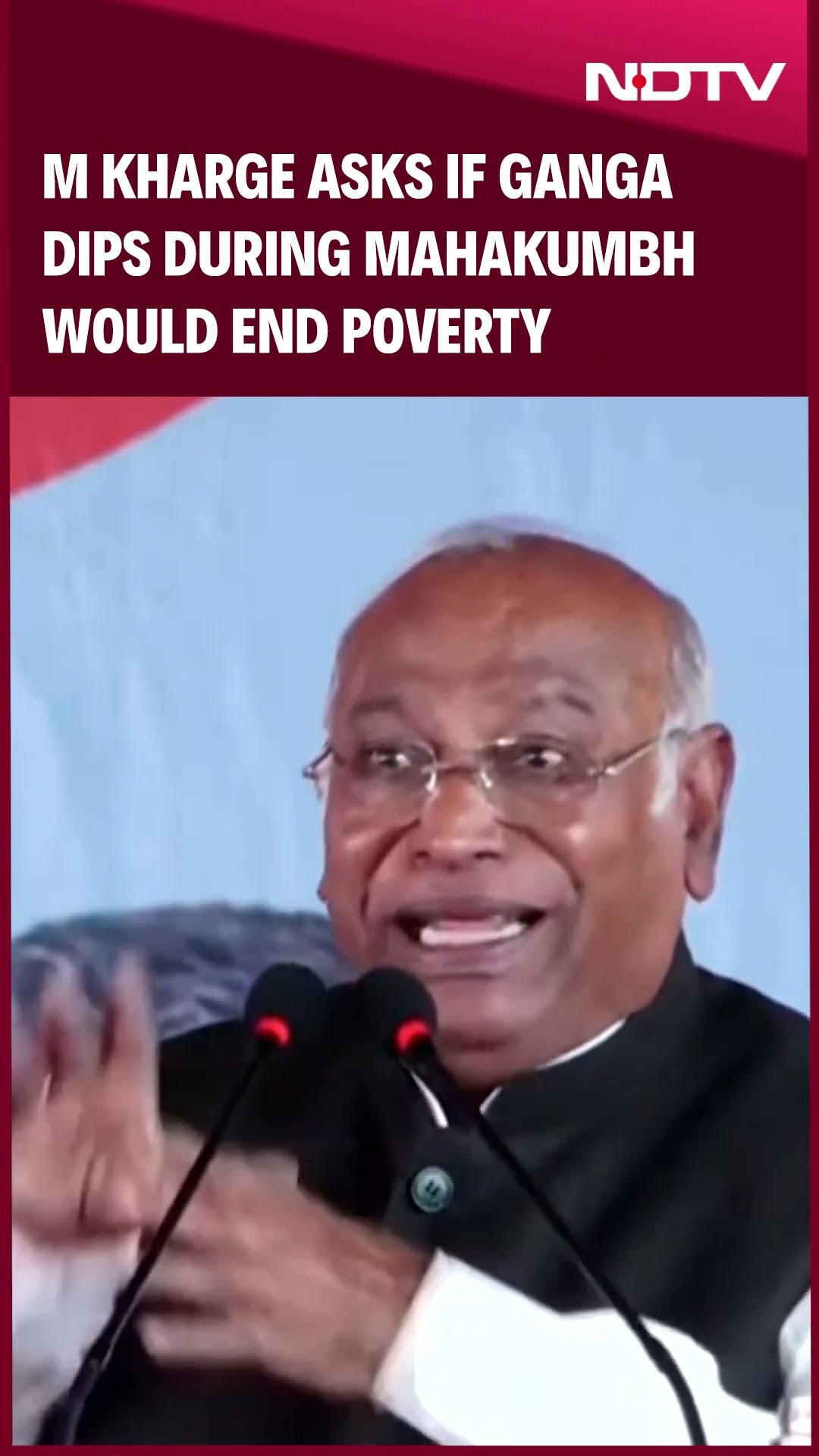 Mahakumbh 2025 | M Kharge Asks If Ganga Dips During Mahakumbh Would End Poverty. BJP Replies