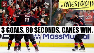 Carolina Hurricanes stun Islanders with Game 2 final period rally | OG After Dark