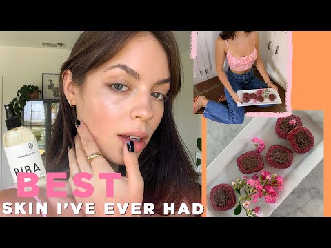 HOME VLOG: My Skincare Routine, Baking and More!