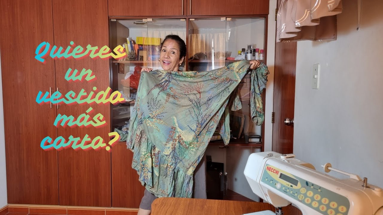 Si tu vestido está muy largo, puedes coserlo de está manera ✂️🪡💯