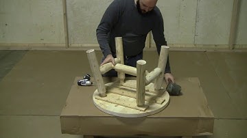 Lakeland Mills, Inc. CF1227 Round Coffee Table Assembly Video