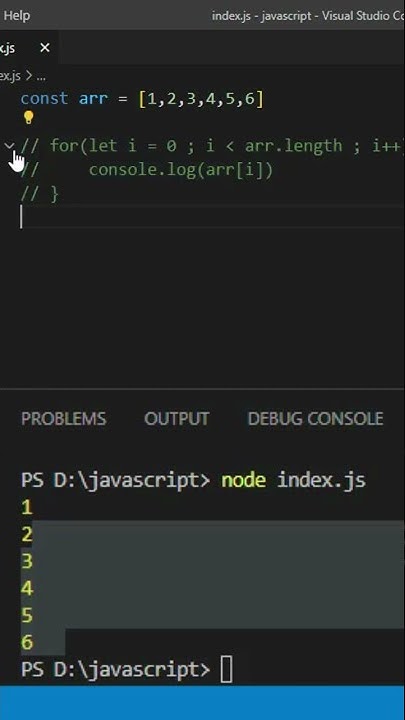 print array element using for of loop | Javascript Trick - YouTube