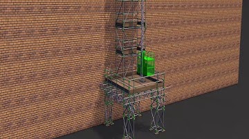 Alliance Scaffolding - Hoist animation