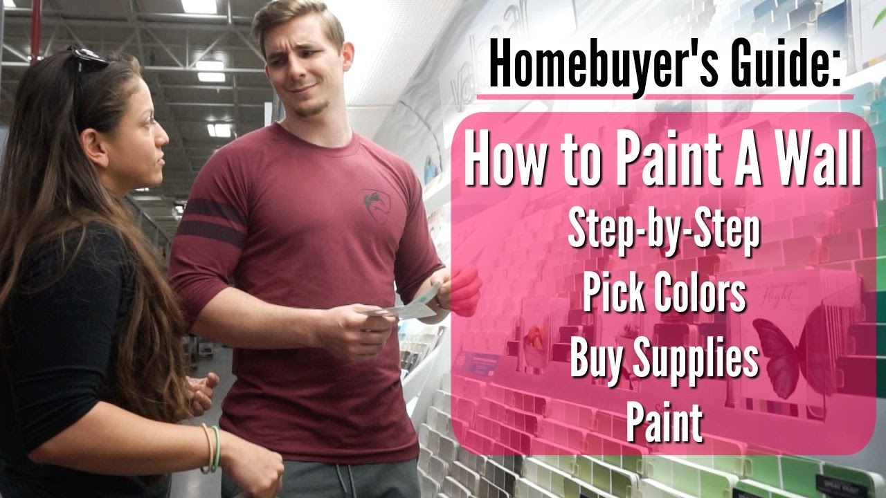 StepbyStep How to Paint a Wall YouTube