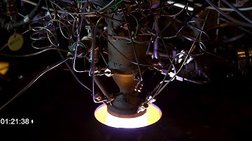 Lunar Lander Engine Hotfire. 250 seconds.