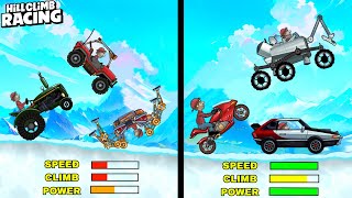 Hill Climb Racing : EVERY VEHICLE'S STRENGTH and WEAKNESS