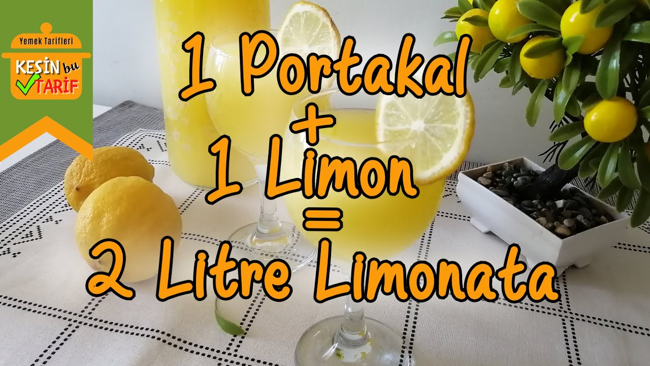 EL YAPIMI LİMONATA – EVDE PRATİK VE ORJİNAL LİMONATA TARİFİ