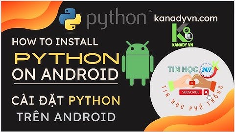 Cài đặt Python (Pydroid 3 - IDE for Python 3) trên Android | How to install Python on Android